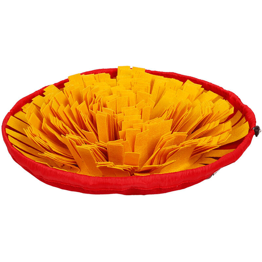 Snuffle Mat for Dogs Interactive Feeding Mat, Dog Toys for Boredom Dog Puzzle Toy for Encourages Yellow - Muff