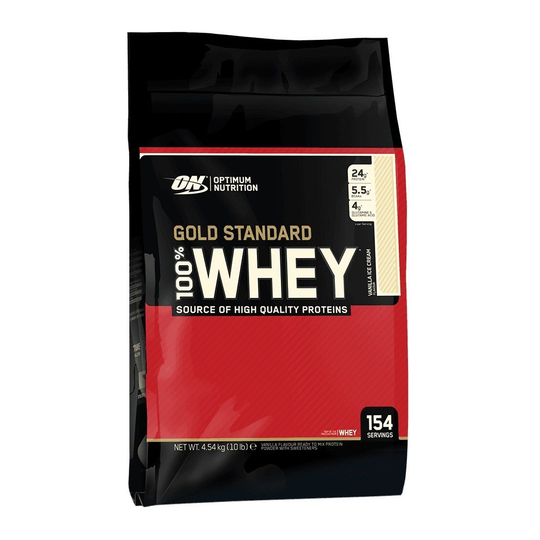 Optimum Nutrition Gold Standard 100% Whey, Delicious Strawberry, 4540g