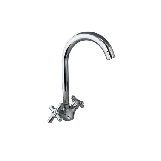 Kidsgrove Pull Down Touch Twin Lever Monobloc Tap