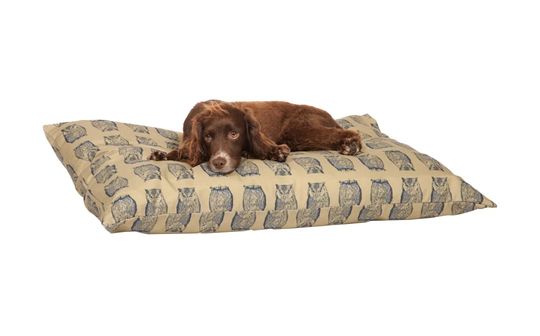 Luxury Woodland Owl Deep Pet Duvet in Willow