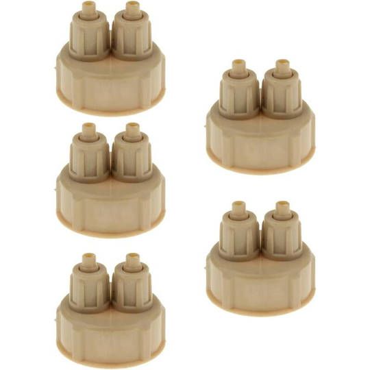 5x diy CO2 Generator Aquarium System Factory Kit Bottle Cap for Aquarium Plant