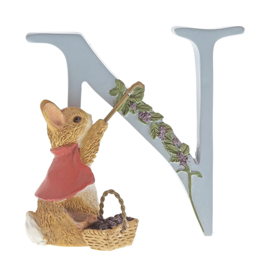 Peter Rabbit Letter N Figurine