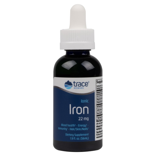 Trace Minerals Research, Ionic Iron Drops, 22 mg, 1.9 fl oz (56 ml)