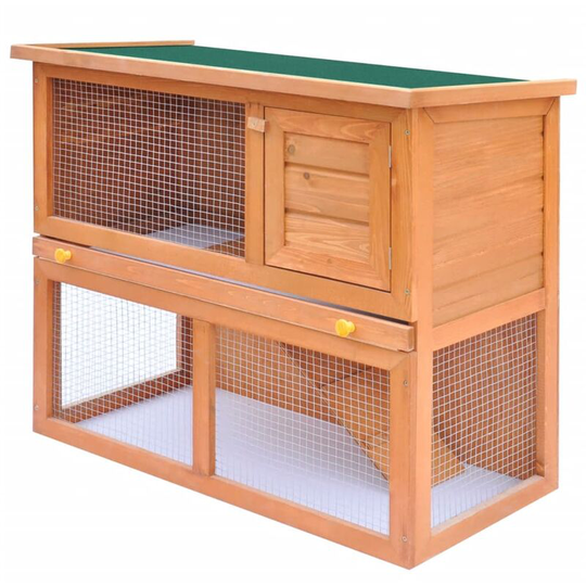 Archie&oscar - Bosco Rabbit Hutch by Brown