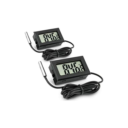 Aquarium Thermometer, Aquarium Thermometer, Terrarium Temperature Display, Vehicle Reptile Terrarium Aquarium Fridge lcd Display
