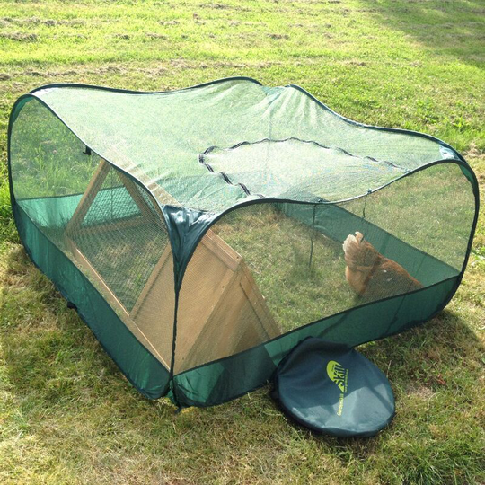 Pop Up Chicken Run & Protection Pet House - 1m x 1m x 0.75m high