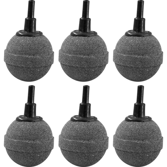 6x Pond Airstone Round 40x40mm - Pisces