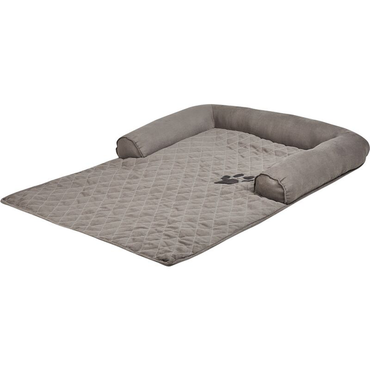 Polyester Pet Bed for Sofa Dog Cat Couch Protection Light Grey Bozan - Grey