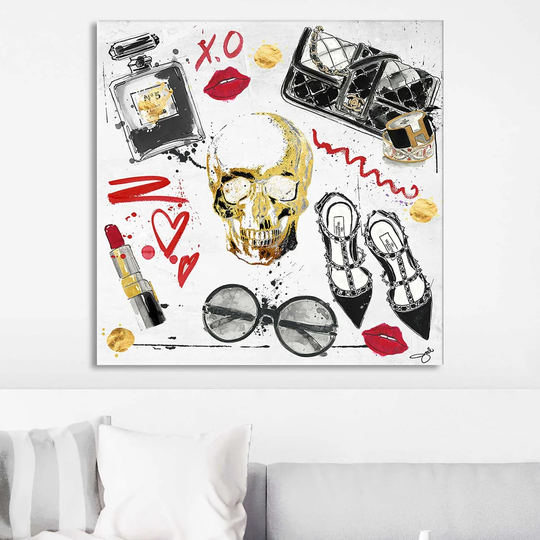 Fashion Victim 3 by Jodi - Wrapped Canvas Painting Print