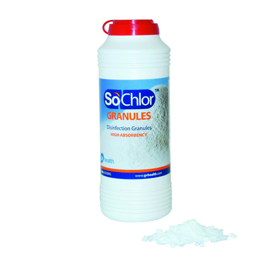 SoChlor NaDCC Absorbent Granules for Biohazard Spills