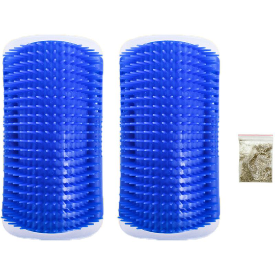 Cat Self Groomer, Softer Corner Cat Scratcher for Wall, Massage Comb