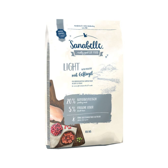Sanabelle Light Cat Food, 10 kg