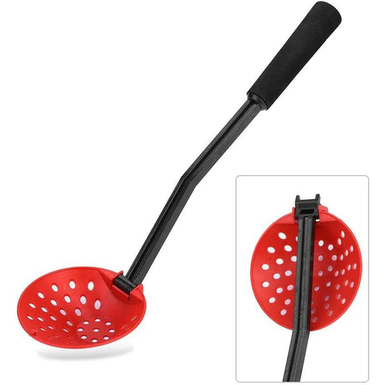 Ice Scoop,Folded Winter Ice Fishing Tool Ice Scoop Skimmer Plastic Outdoor Fishing Tackle Accessories