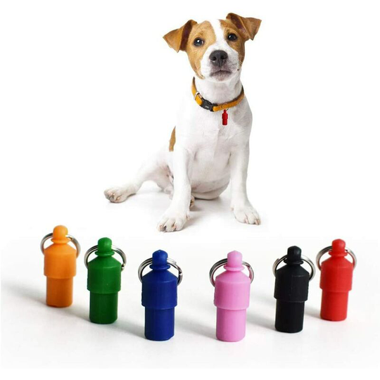 Cat Small Dog Puppy Pet Tag Capsule Shape