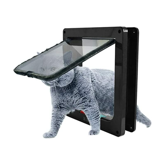 Pet door for cats, pet door for cats, dogs or small animals, controllable, lockable, easy to install
