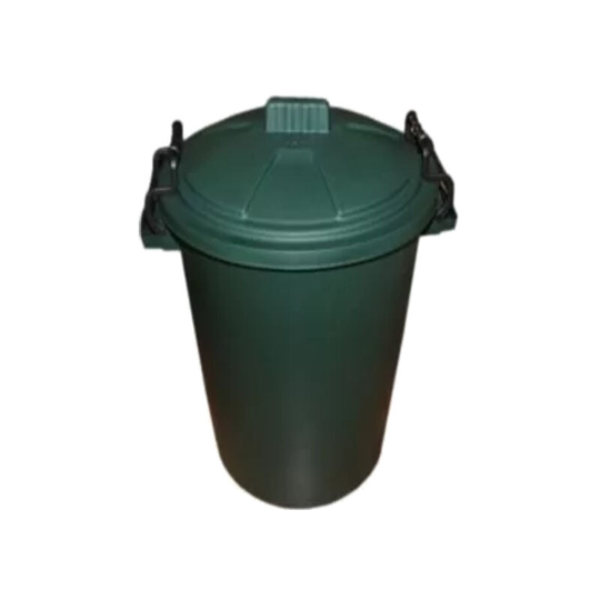 85 Litre Green Plastic Outdoor Bin