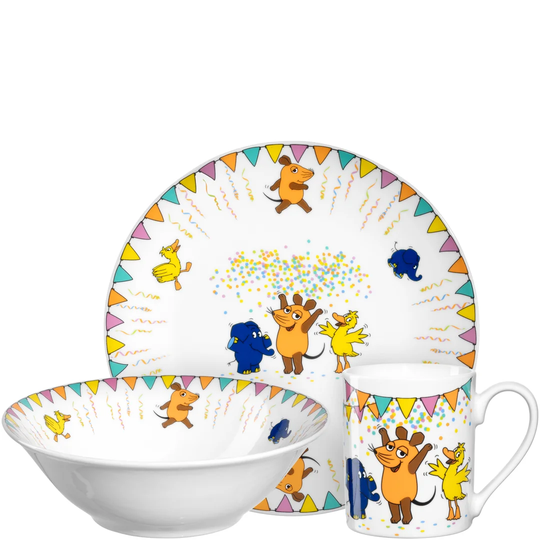Bambini 3 Piece Dinnerware Set, Service for 1