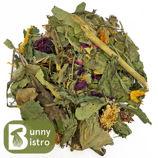 (200g) Bunny Bistro Guinea Pig Salad - Natural Botanical Food, Guinea Pig Rabbit Forage