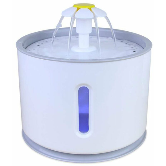 Lifcausal - 2.4L Automatic Pet Cat Water Fountain with led Electric usb Dog Cats Pets Mute Drinker Feeder Bowl Pet Drinking Fountain Dispenser