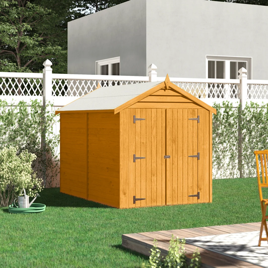 Overlap Shed Pressure Treated 8 x 6 With Double Door
