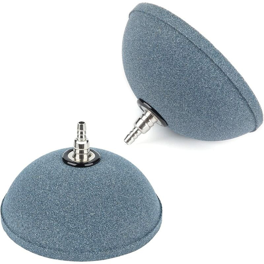 Aquarium 10cm Bread Air Stone Bubble Diffuser Release Tool for Air Pumps Fish Tanks Buckets Ponds and Tanks - 2 Pack