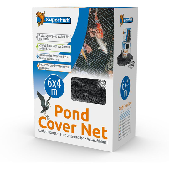 SuperFish Pond Protective Cover Net - 6m x 4m