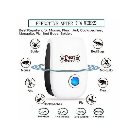 2022 New Upgraded Electronic Mosquito Repellent Household Mouse Insect Cockroach Ant Spider Flea Killer Multi-purpose Mosquito Repellent a