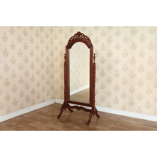 Mahogany Victorian Cheval Mirror