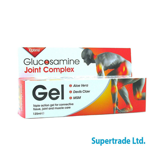 Optima Glucosamine Joint Complex Gel Muscle Aloe Vera Devils Claw & MSM 125ml