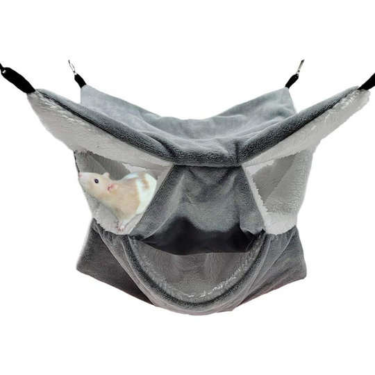 Betterlifegb - Hammock rodent hamster hanging bed sleeping cozy nest comfortable with 3 layers of geometric labyrinth for small animals rat hamster