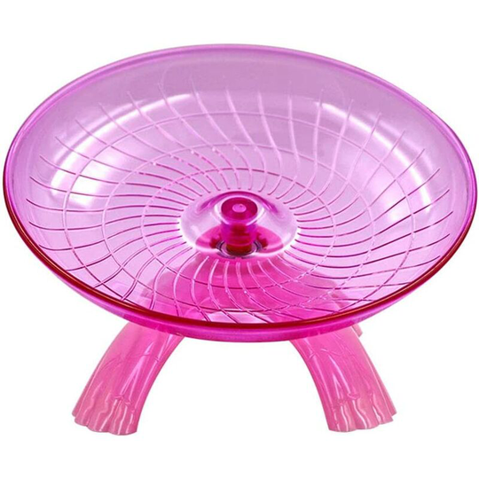 Hamster wheel - Toy with stainless steel support and sleek design - 18 cm in diameter