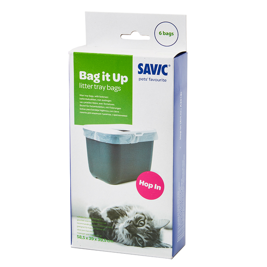 Savic Hop In Litter Box - 6 x Litter Tray Bags