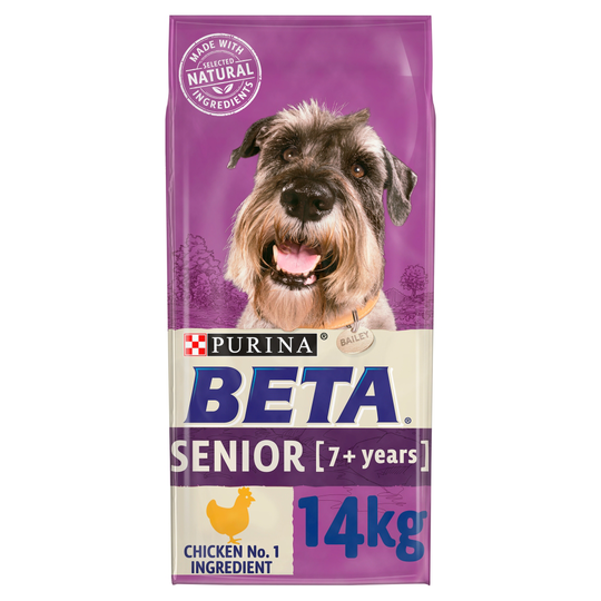 BETA Dog Food Economy Packs 2 x 14kg - Senior Chicken