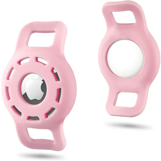 Sun Flowergb - Airtag Dog Collar Holder Compatible with Apple Airtag Tracker, Premium Soft Silicone Case for Small-Large Pets, Lightweight Cat Collar