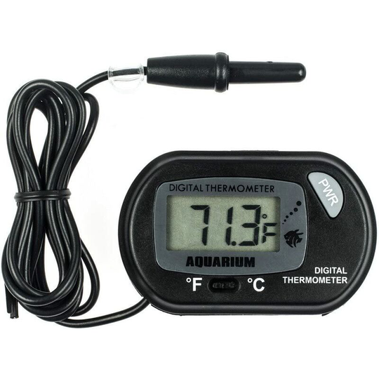 LCD digital aquarium thermometer fish tank water terrarium temperature