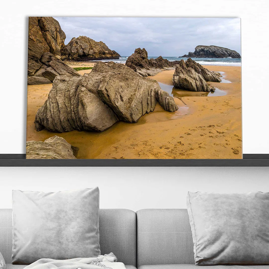 "Arnia Beach" Print On Canvas