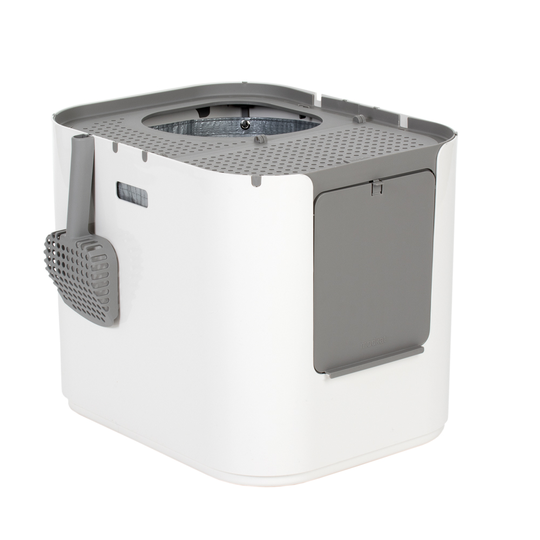 Modkat XL Cat Litter Box - White