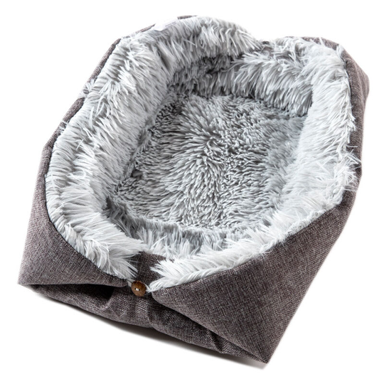Cat Bed Dual Purpose Dog Bed Dog Blanket Cat Basket Cat Nest Dog House Cat Comfortable Warm Nest Puppy Ultra Soft Fluffy Cushion Basket