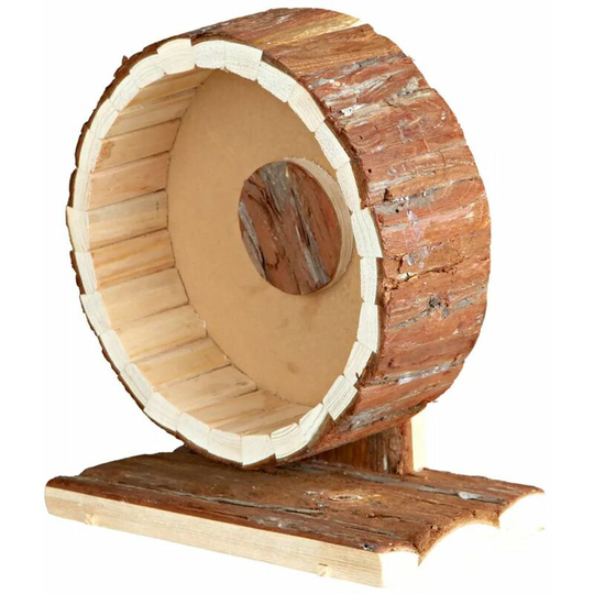 Rodent Exercise Wheel Natural Living 20 cm Wood 61035 TRIXIE
