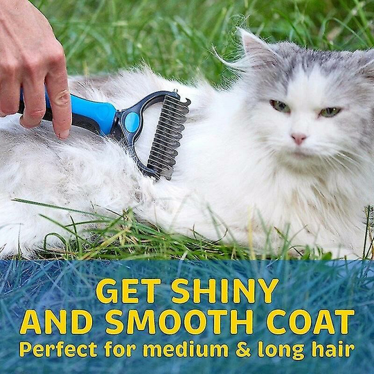 Pet Undercoat Rake Bathing Comb Detangling Tool Brushes for Pets Dogs Cat
