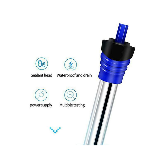 Thsinde stainless Steel Aquarium Heater Constant Temperature Fish Tank Heating Rod (50w, Us Plug)