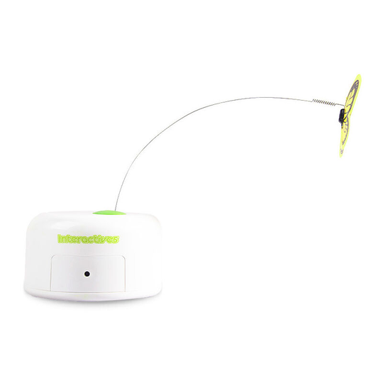 Interactive Motion Activate Cat Butterfly Toy With One Replacement Flashing
