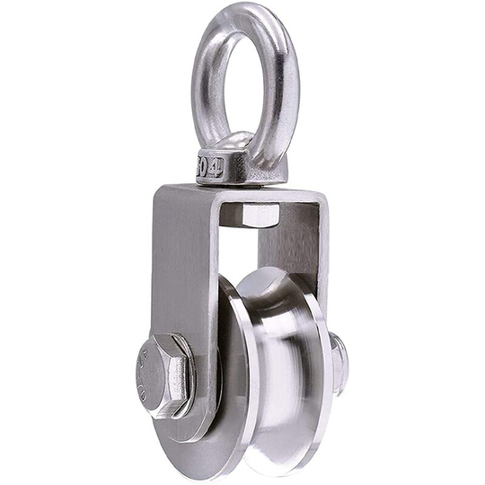 Perle Rare - 304 stainless steel rope pulley pulley, max load 500kg