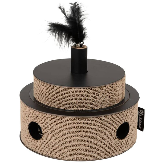Cat Toy fiesta Cardboard Black and Brown District70 Multicolour