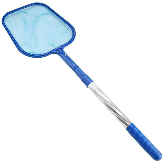 Gdrhvfd - Blue) Mesh Net Skimmer Surface Landing Net Leaf Skimmer With Telescopic Handle For Pool Pond Fountain Fish Tank