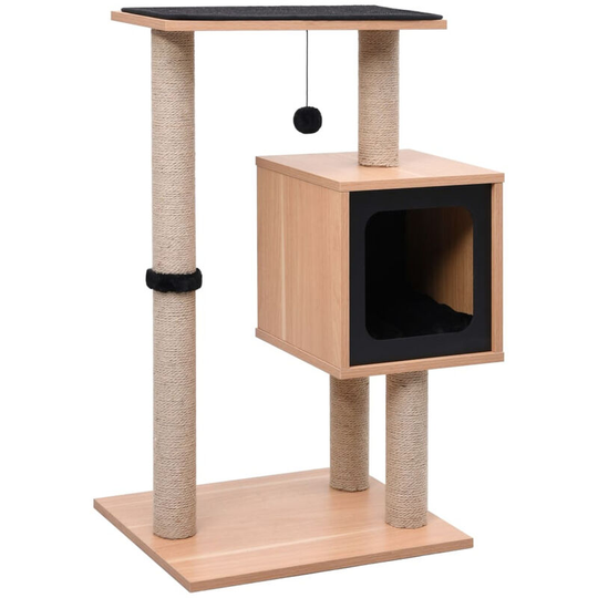 Cat Tree with Sisal Scratching Mat 82 cm