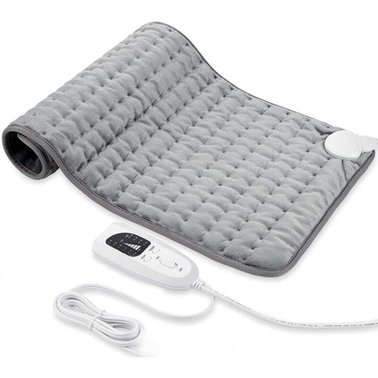Bearsu - Heating Pad, Electric Heat Pad for Pain and Cramps Relief - Electric Fast Heat Pad with Heat Settings - Auto Shut Off (12' x 24'' ...)