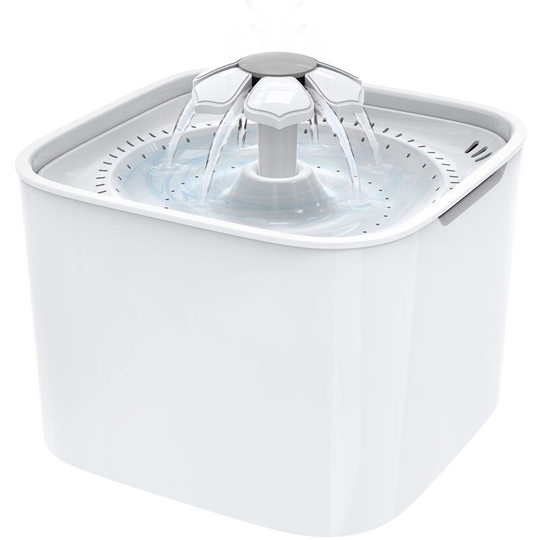 Sailosun - Pet Water Fountain Electric Water Bowl Auto Cycle with Filter 2L Large Capacity 2W Pump for Cats Dogs Birds Guinea Pigs