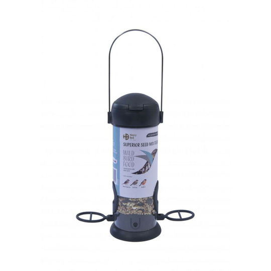 Wild Bird Feeder (One Size) (Navy/Clear) - Navy/Clear - Henry Bell&co