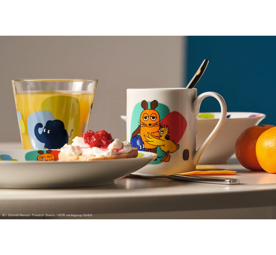 Children's Mouse, Elephant, Duck 3 Piece Place Setting Set, Service for 1
